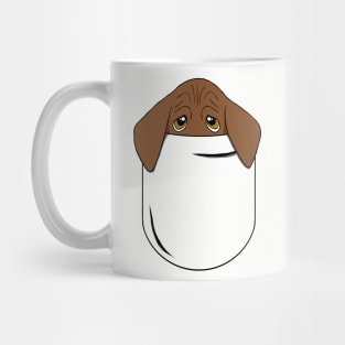 Hound Puppy in a Pocket Mug